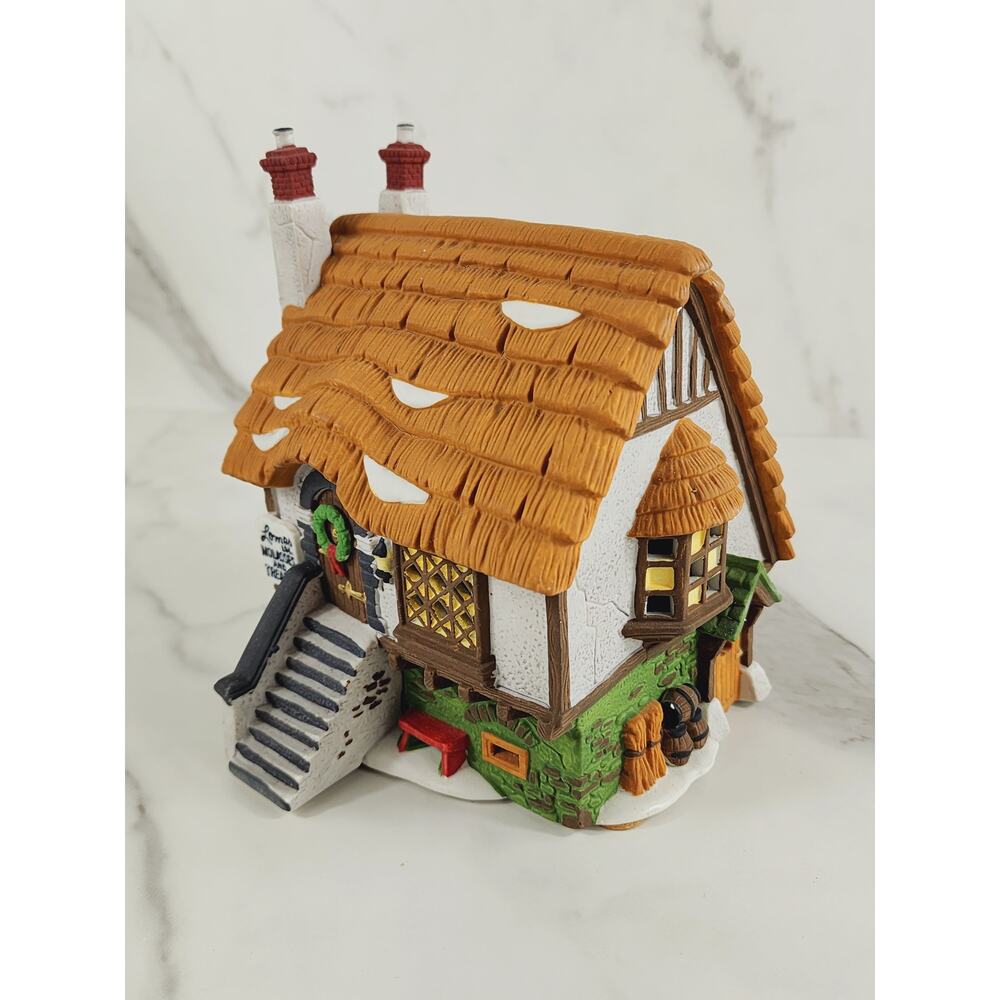 Department 56 Dickens Village Lomas LTD Molasses 1993 Lighted House Porcelain